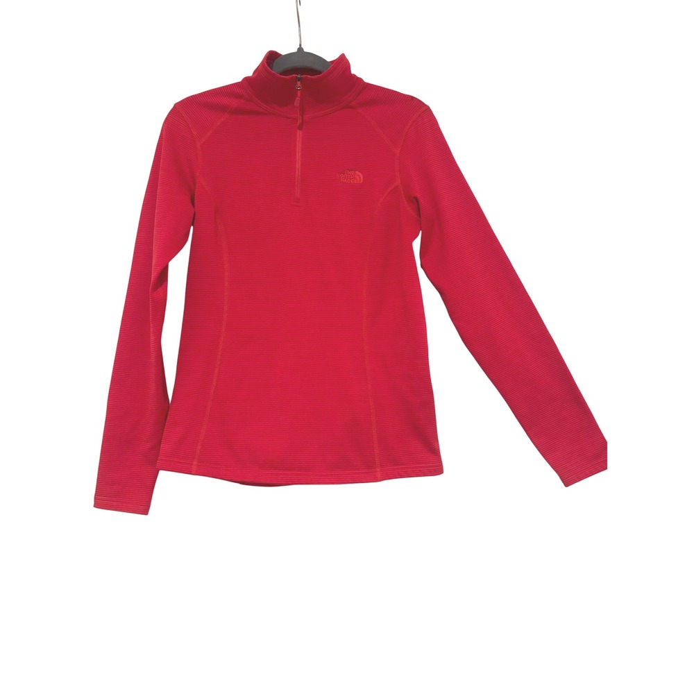North Face women's sz S petite 1/4 zip stretchy athletic outdoor jacket P
